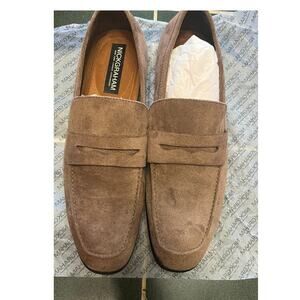 Nick Graham Mens Size 9 Slip-on Brown Penny Loafers